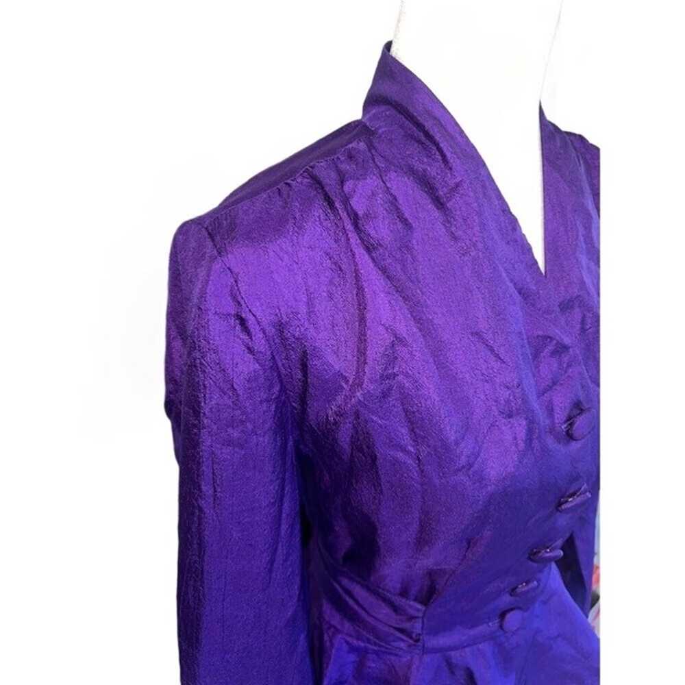 Vintage 80s/90s Purple Cami for Le Boff Tie Waist… - image 2