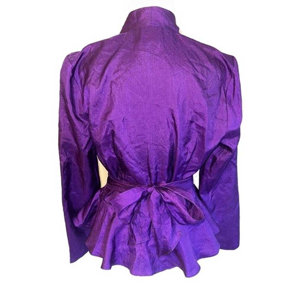 Vintage 80s/90s Purple Cami for Le Boff Tie Waist… - image 4