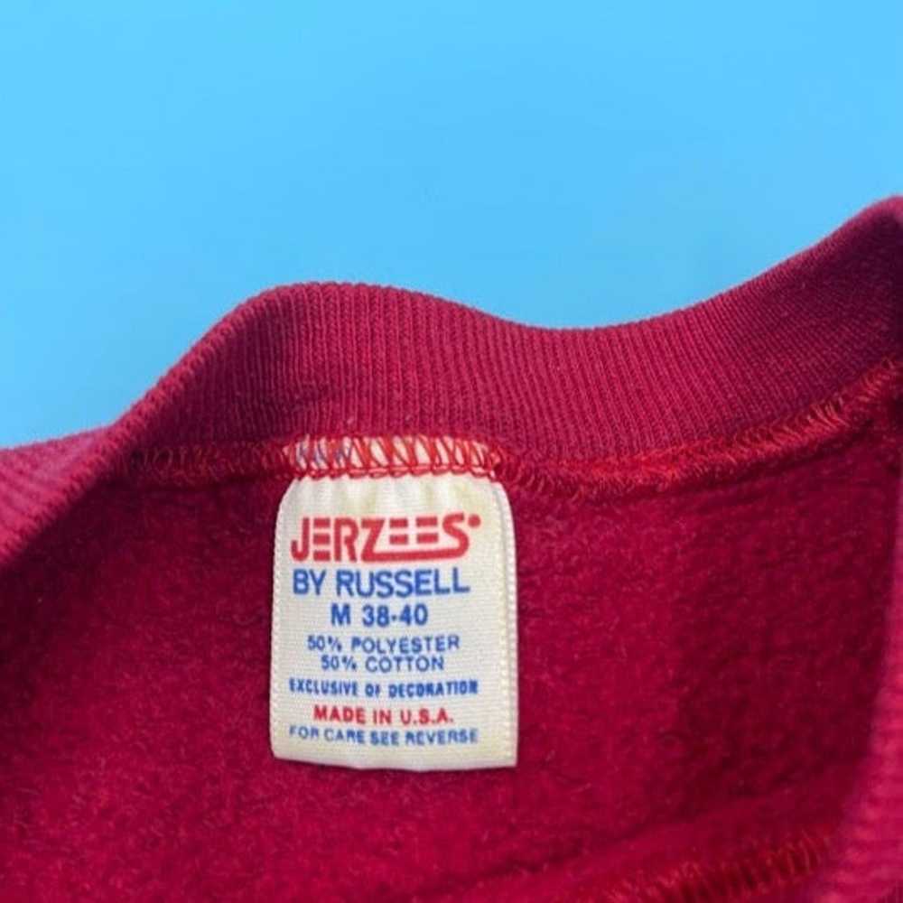 JERZEES Vintage 90’s Penguins Heart Crewneck Swea… - image 3