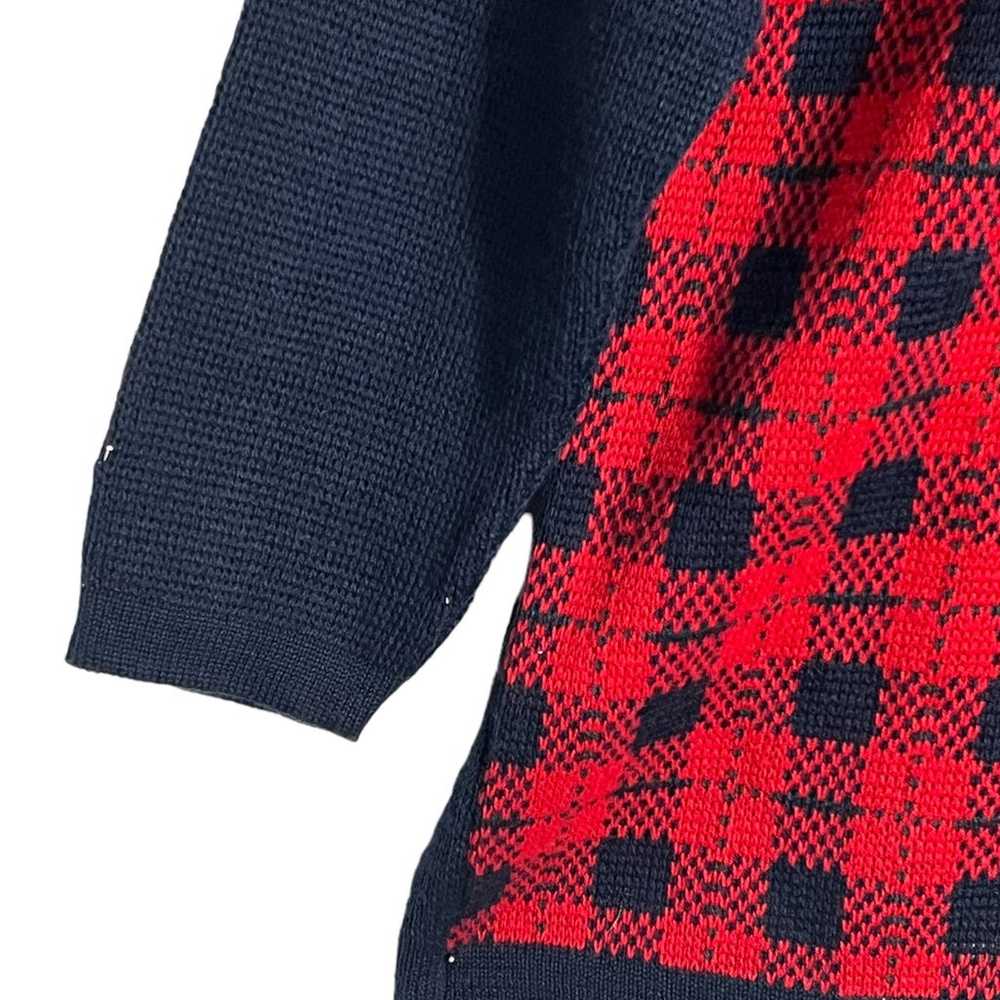 Vtg Edinburgh Cardigan Sweater Medium Wool Blend … - image 4