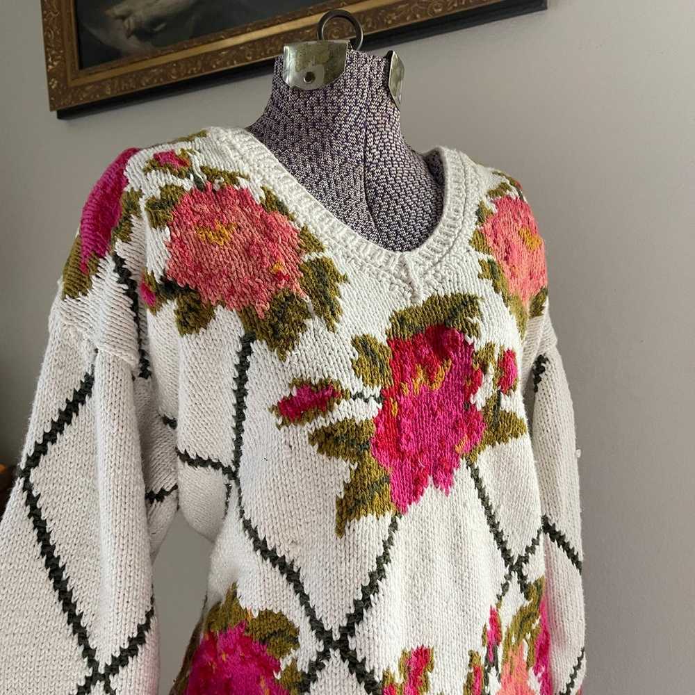 Vintage Express handknit sweater - image 3