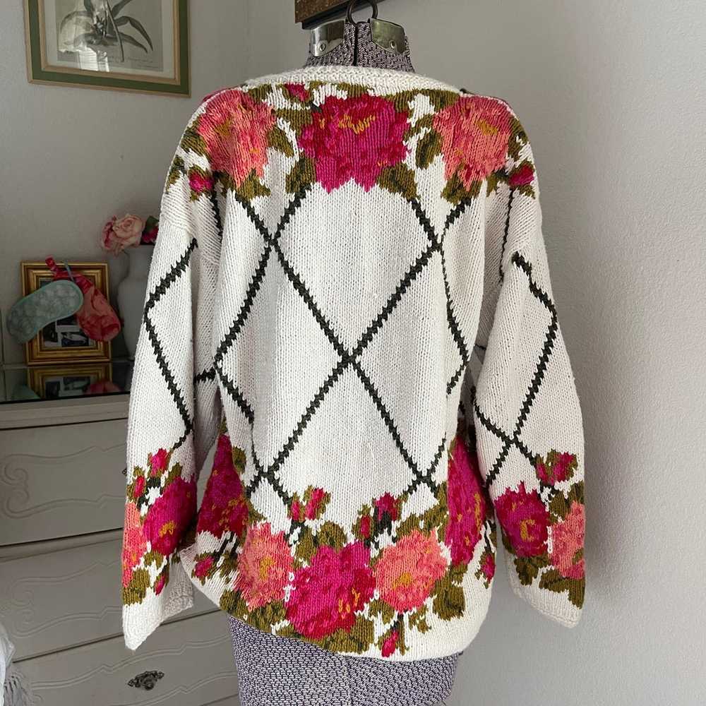Vintage Express handknit sweater - image 4