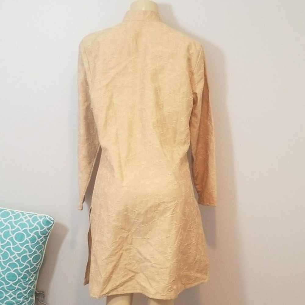 Vintage Cold Water Creek Gold Tan Long Embroidere… - image 3