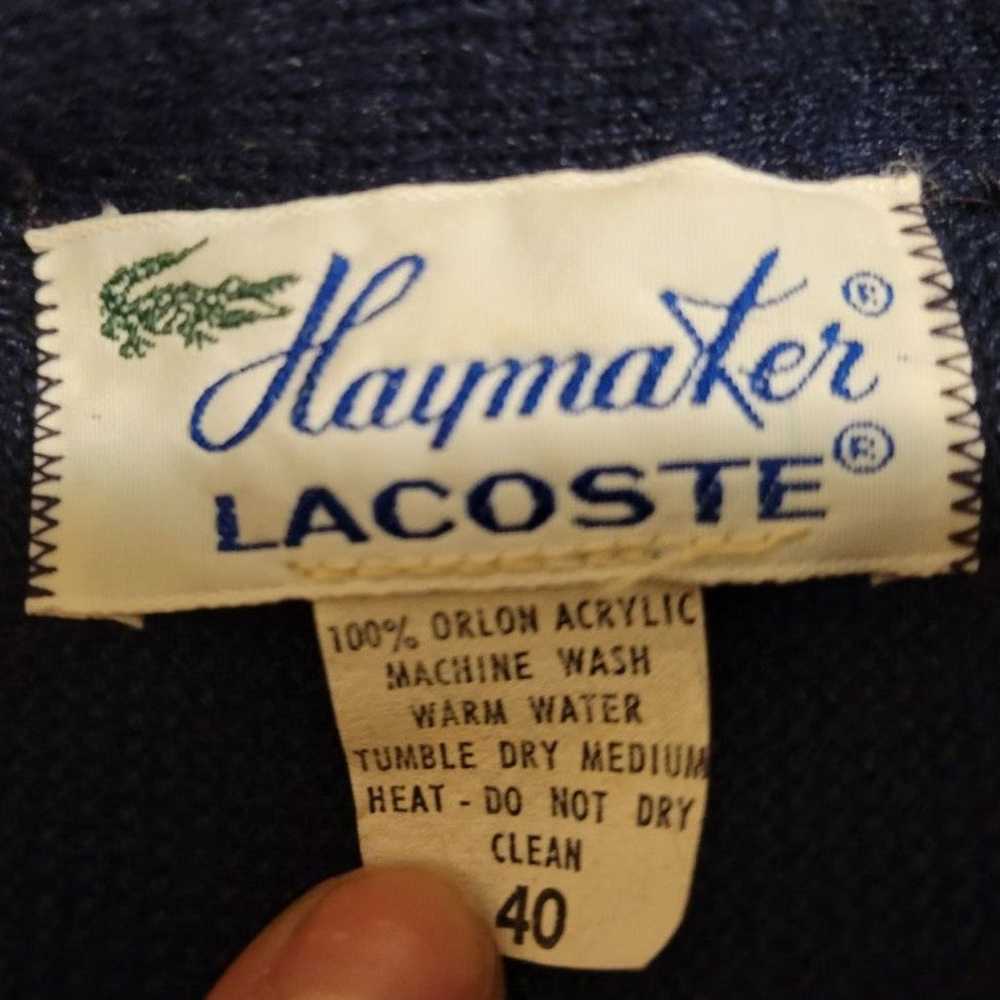 50's Haymaker Lacoste Cardigan Sweater - image 3