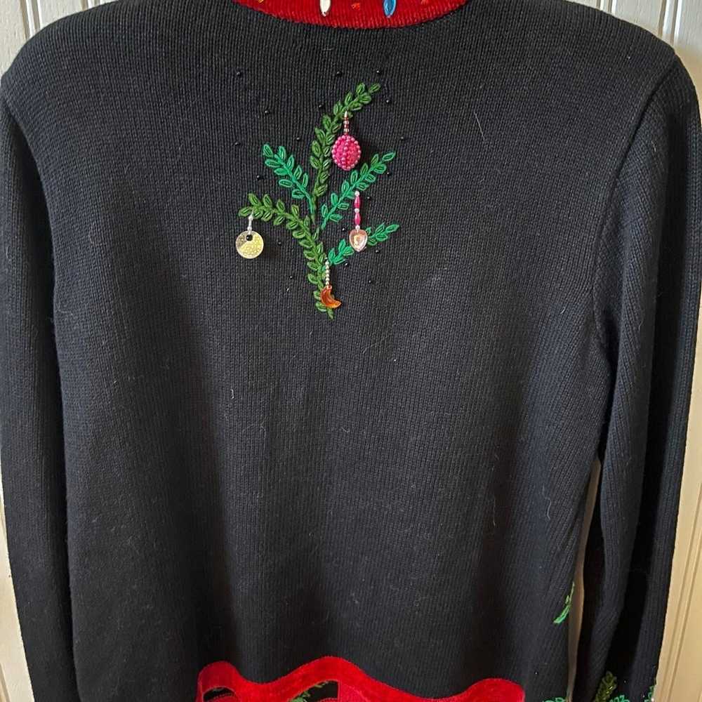 Vintage Berek Christmas Sweater M - image 3