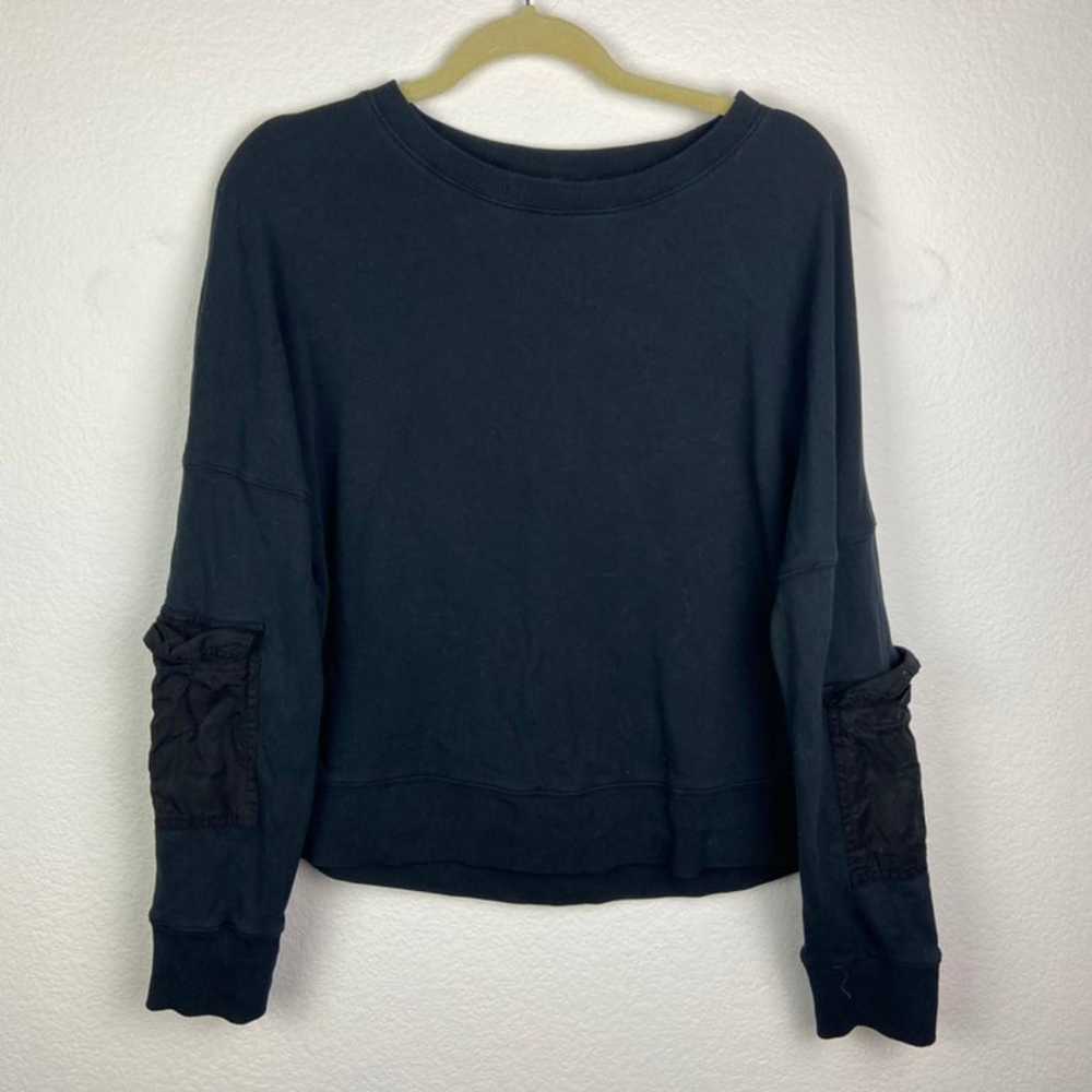 Fabletics Pearl Sweatshirt Black Pockets - image 4