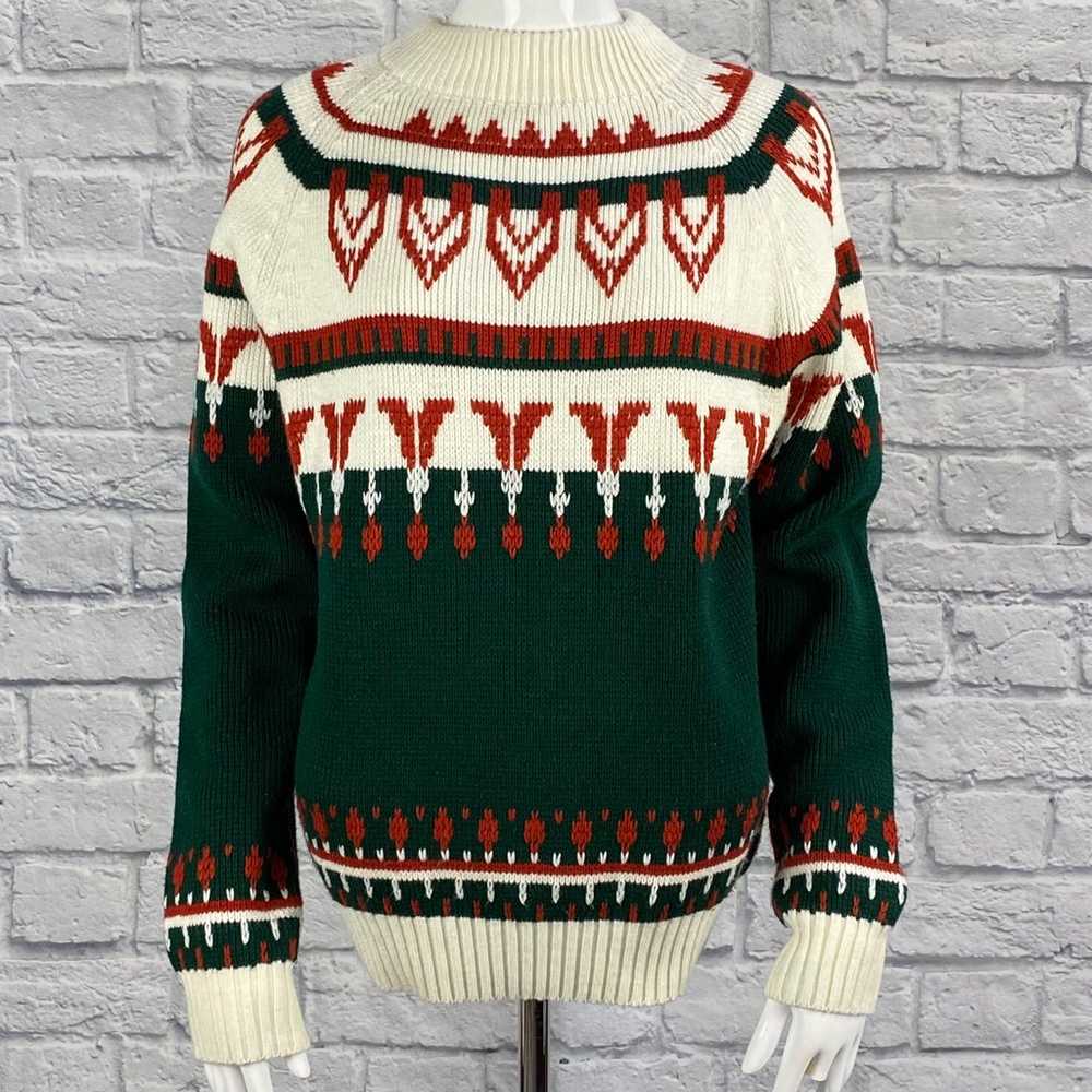 Vintage 1970s JC Penny Nordic Knit Sweater - image 1