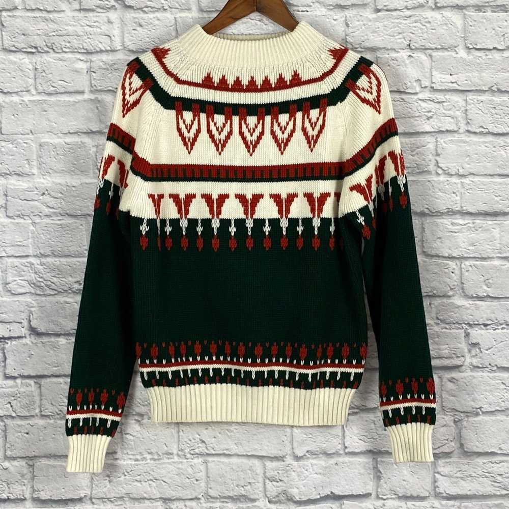 Vintage 1970s JC Penny Nordic Knit Sweater - image 5
