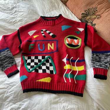 80s Fetagetti Pop Art Sweater