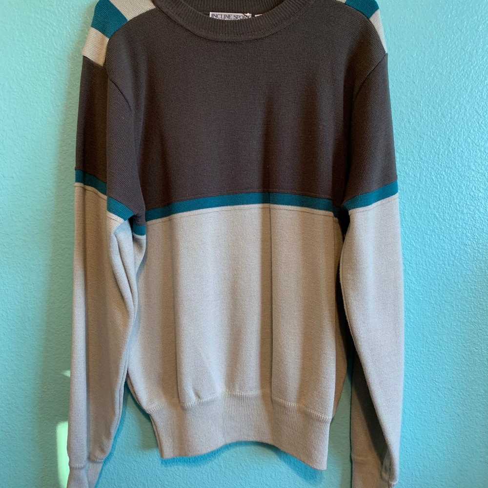 Mens Vintage Sweater Incline Sport L - image 1