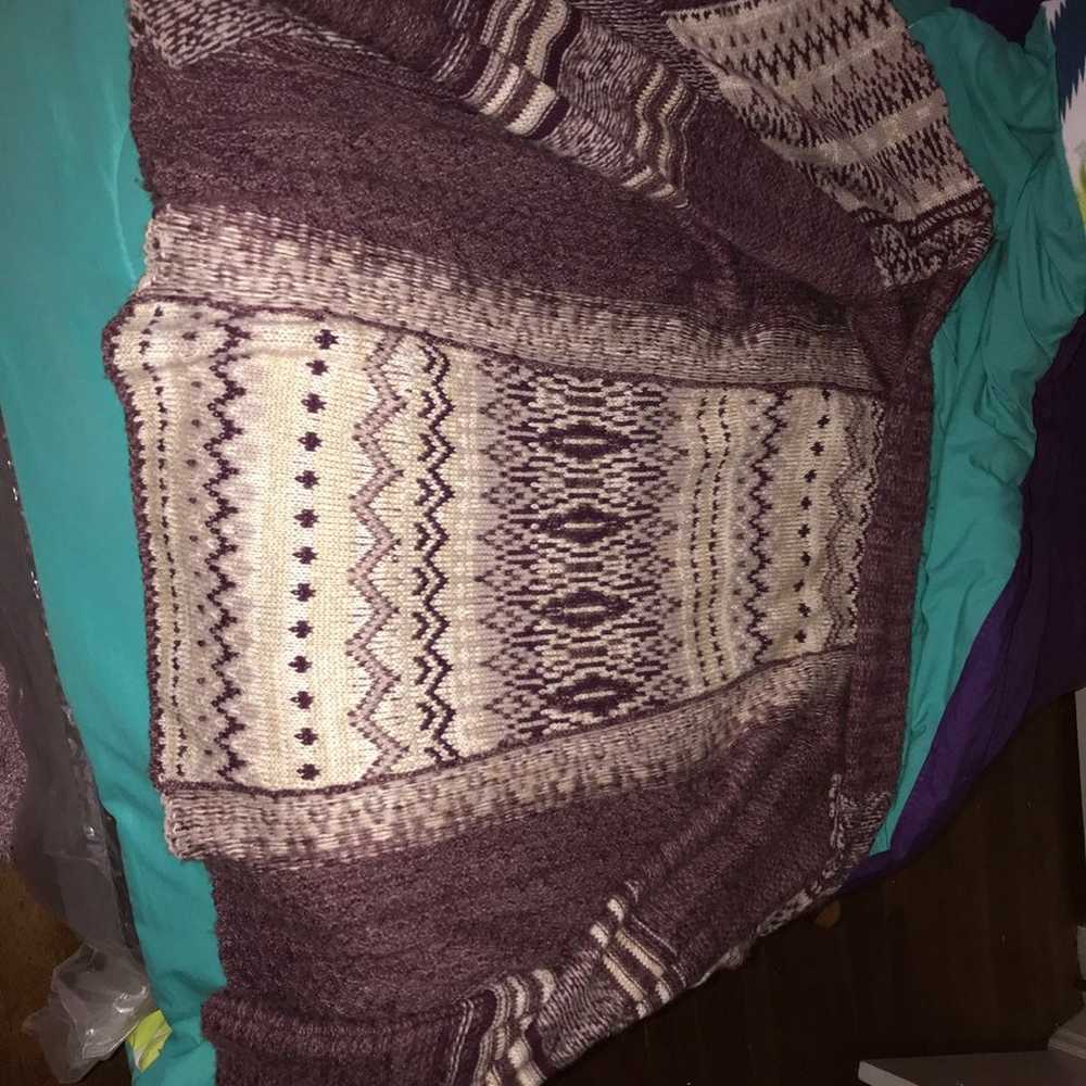 Purple Vintage Sweater - image 1