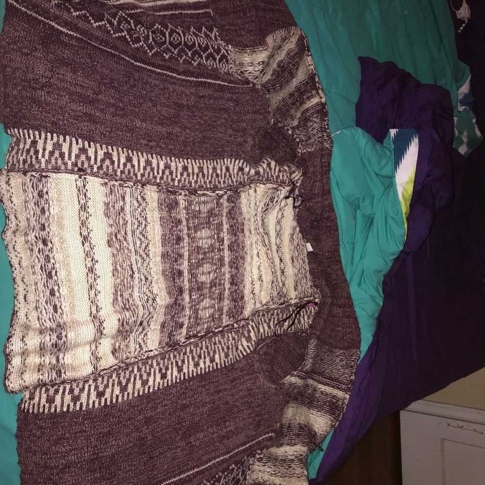 Purple Vintage Sweater - image 2