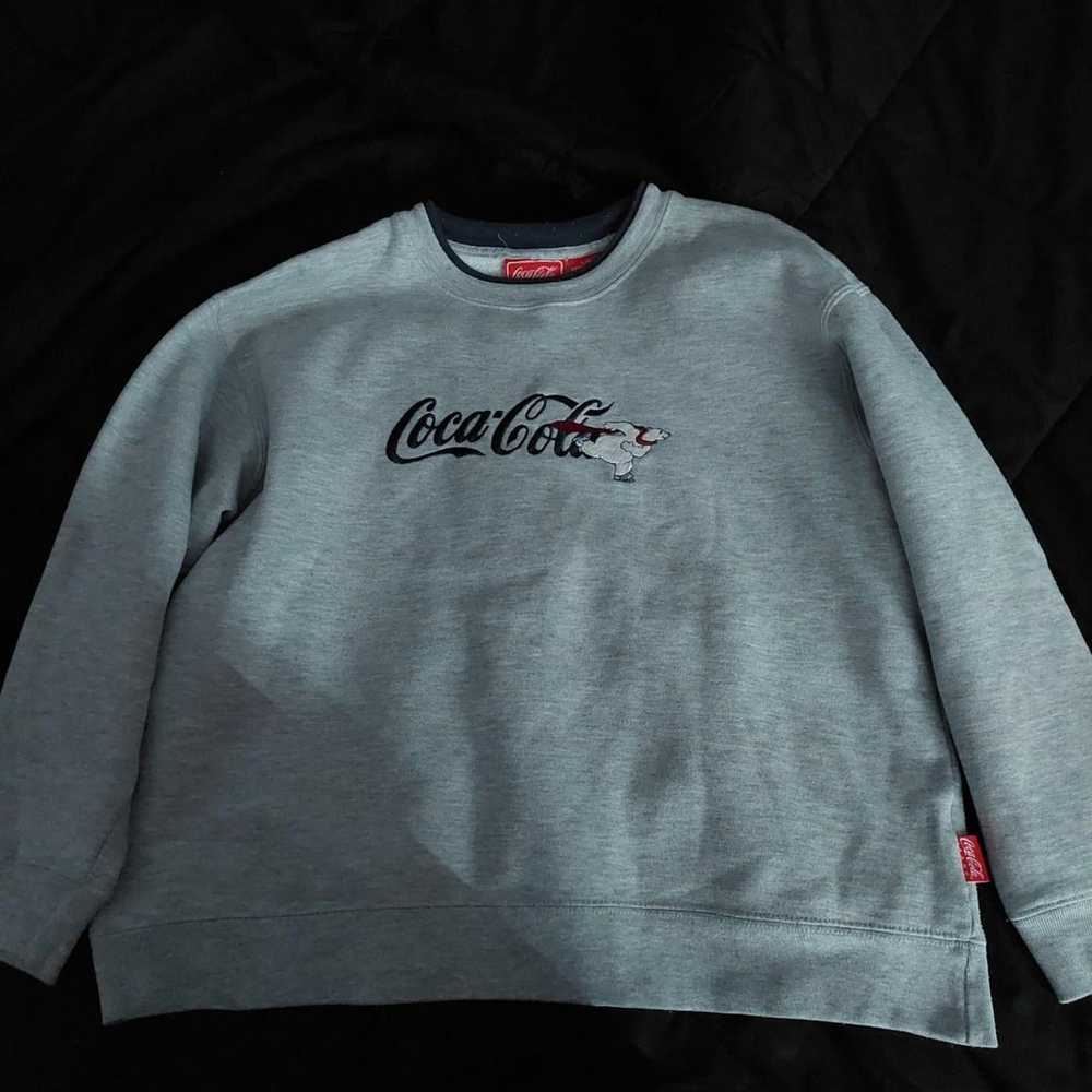 Vintage Official Coca-Cola Brand Sweatshirt - image 1
