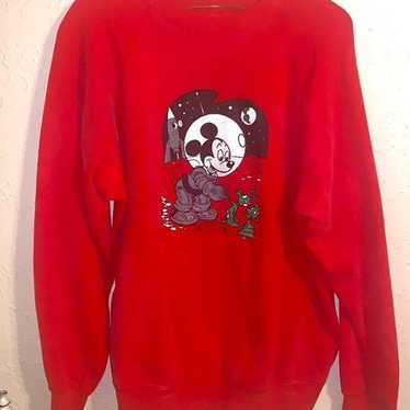 VINTAGE DISNEY MICKEY SWEATSHIRT 1980s SIZE XL MADE IN USA – Vintage rare  usa