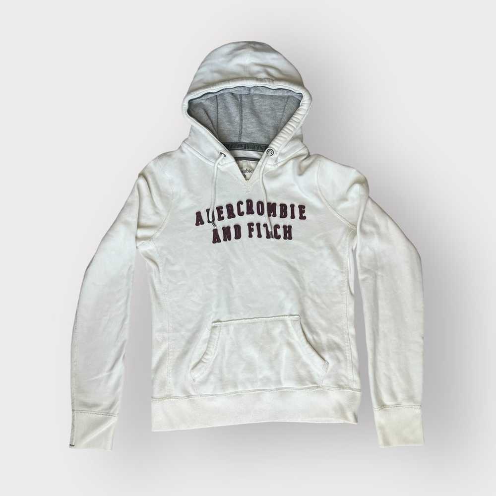 Vintage Y2K Abercrombie & Fitch White Hoodie - image 1