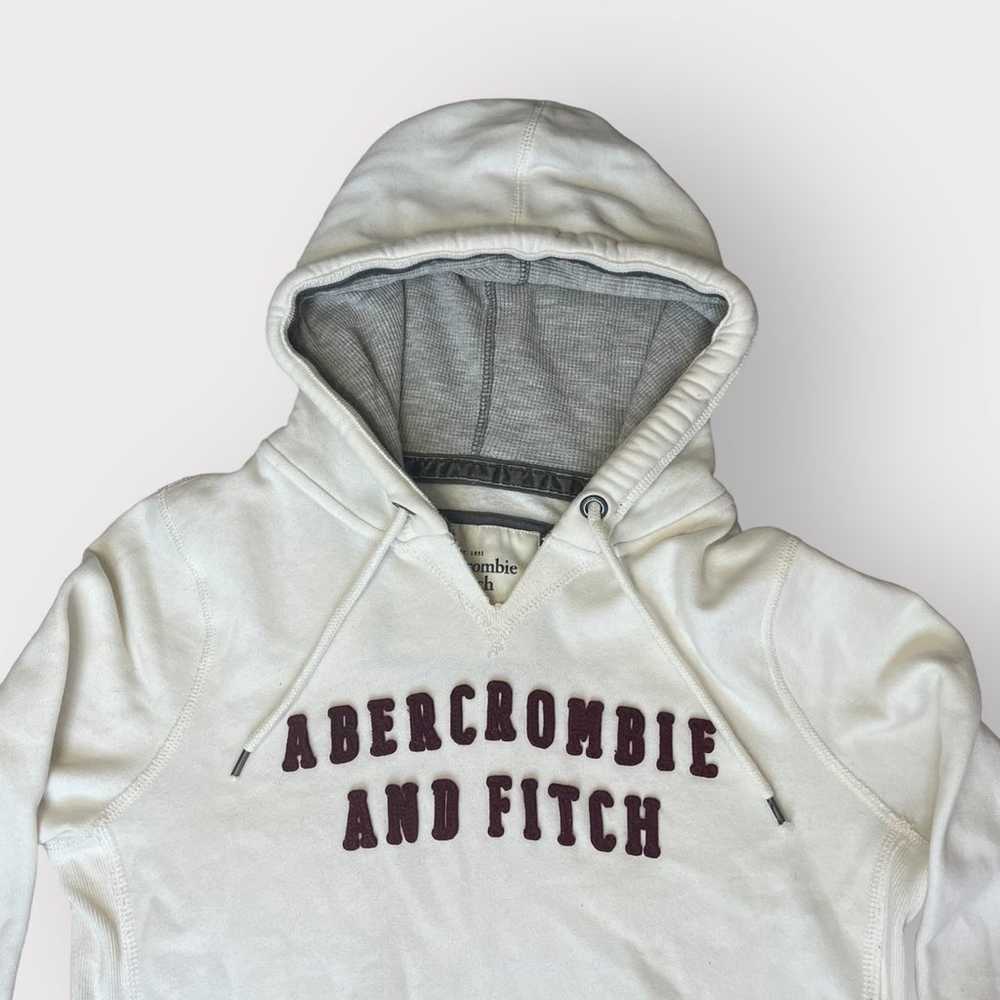 Vintage Y2K Abercrombie & Fitch White Hoodie - image 3