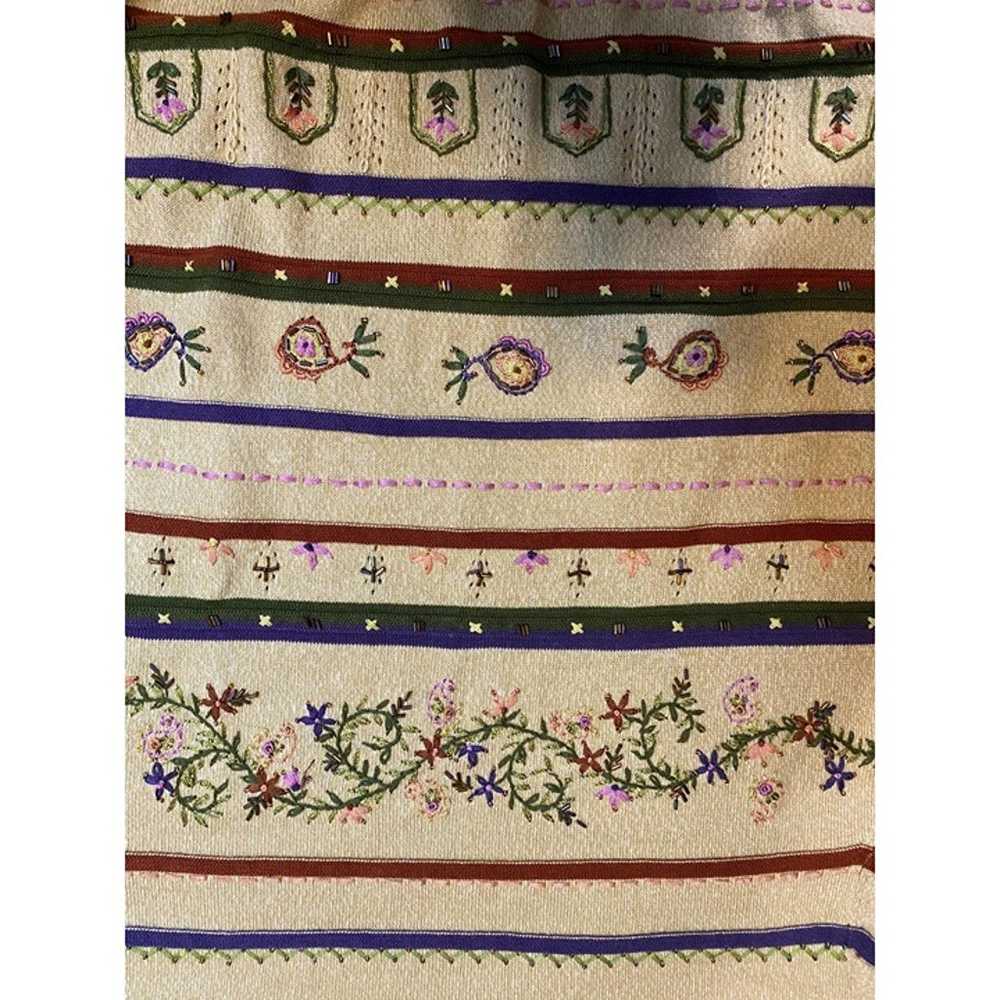 VINTAGE 80'S ALFRED DUNNER WOMEN'S EMBROIDERED & … - image 9