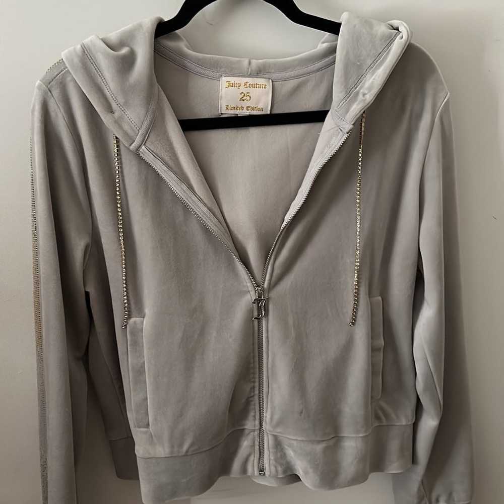 Juicy Couture 25th Anniversary Track Jacket Gray … - image 2