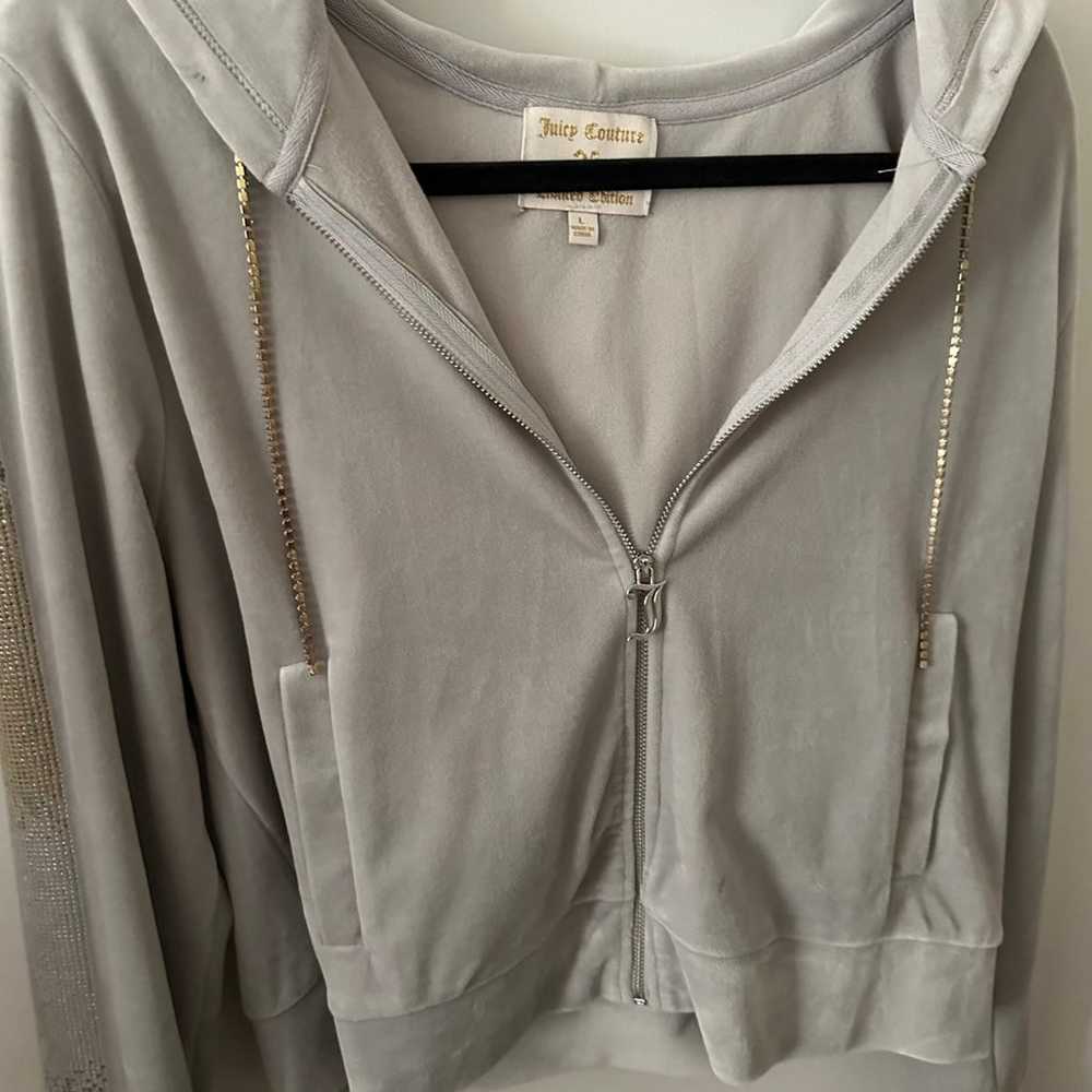 Juicy Couture 25th Anniversary Track Jacket Gray … - image 3