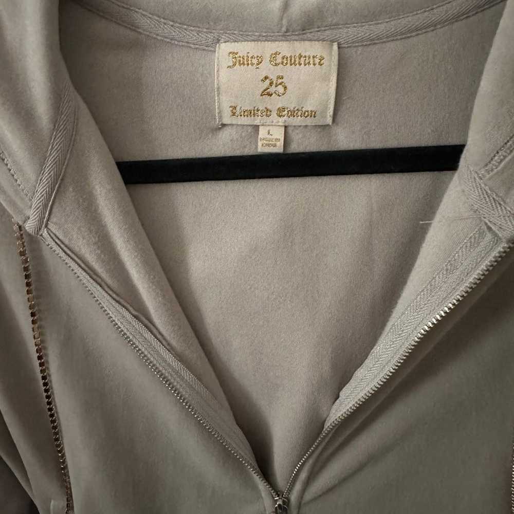 Juicy Couture 25th Anniversary Track Jacket Gray … - image 6