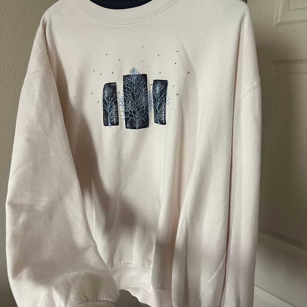 Topstitch crewneck - image 1