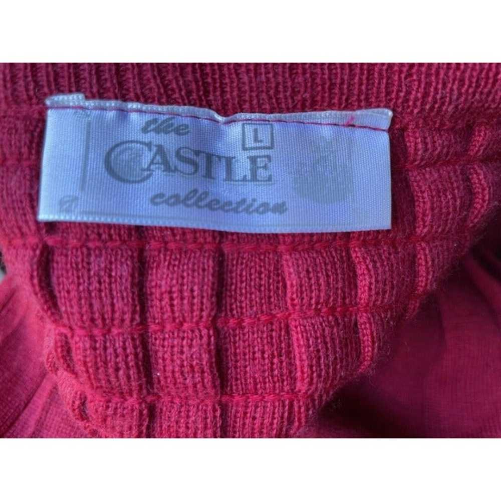 Vtg Pleated Wool Blend Castle Collection Balloon … - image 6