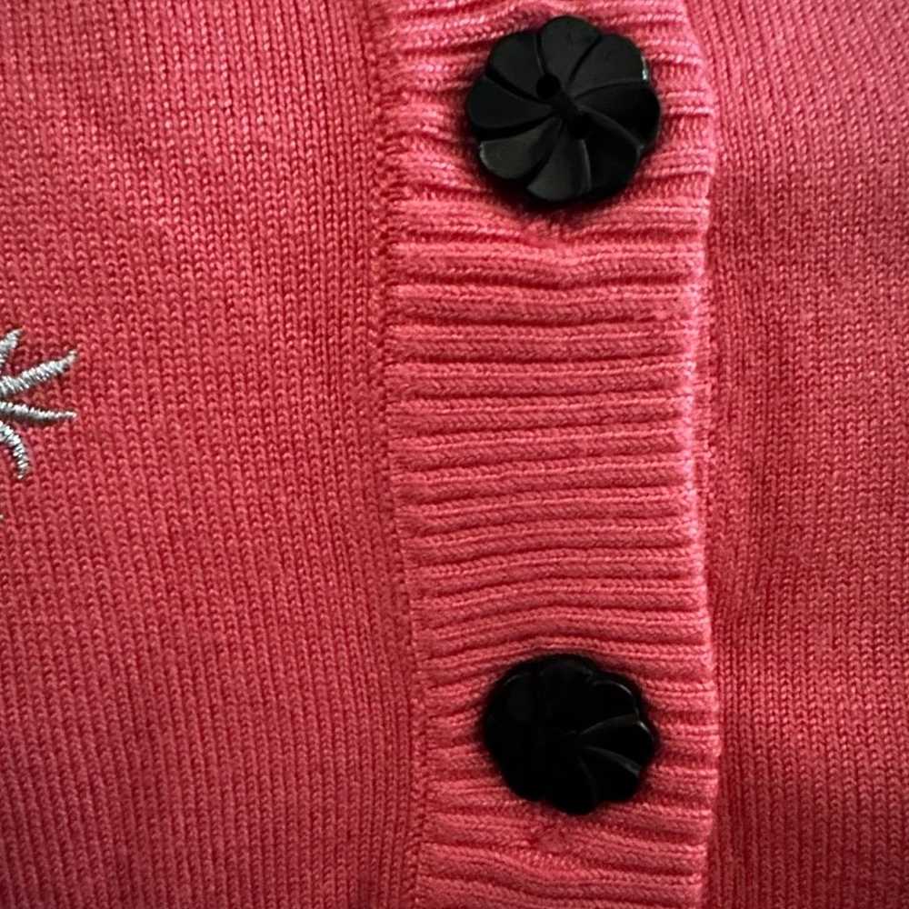 NWT Peacock Cardigan in Coral - image 8