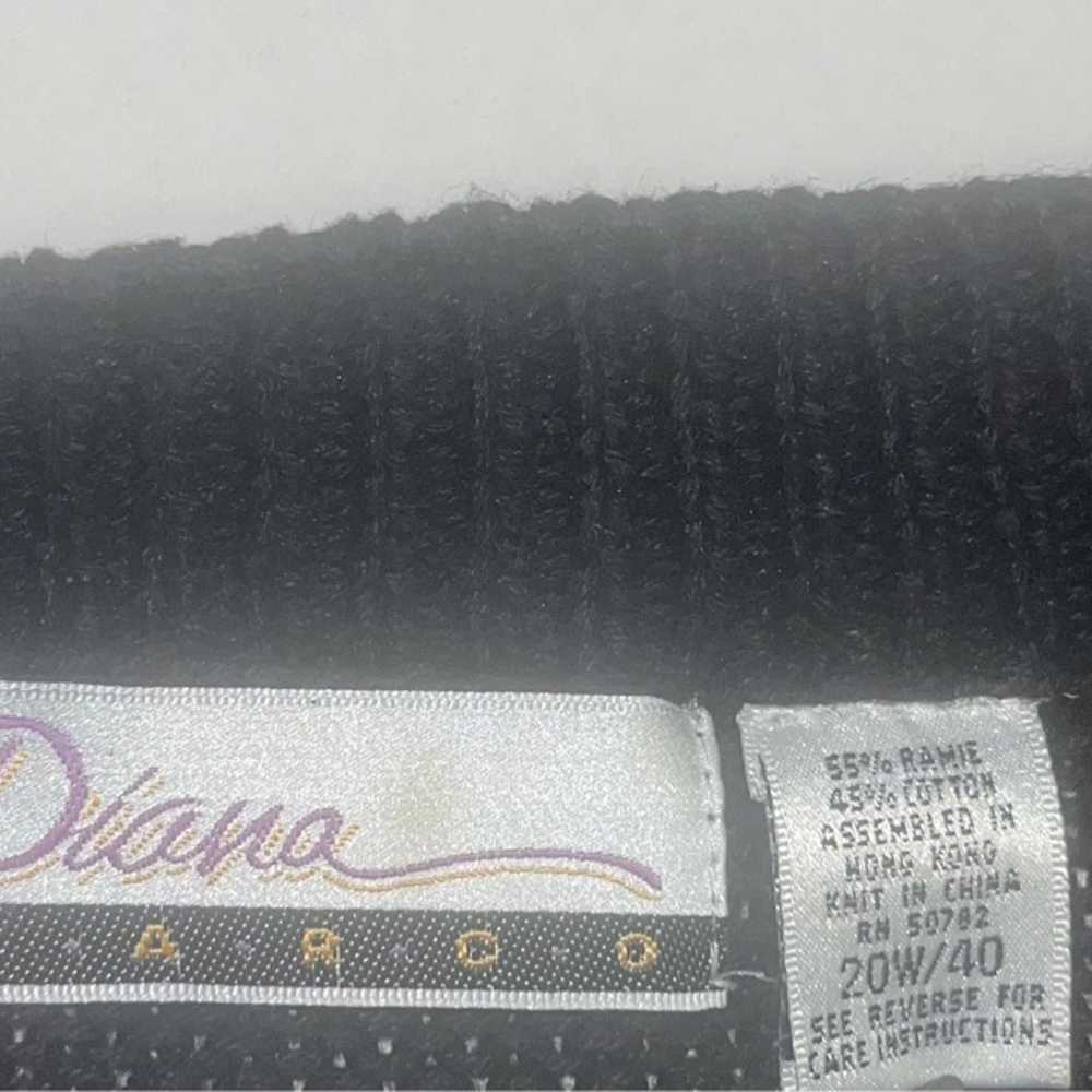 VINTAGE Diana Marco Sweater Womens Size 20w/40 Fl… - image 8