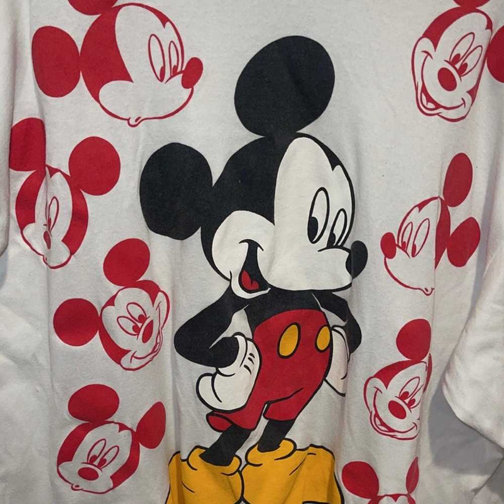 Vintage Disney Mickey Mouse Mock Neck - image 2