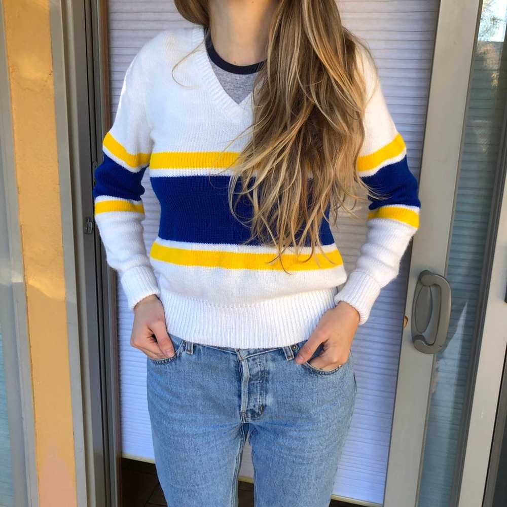 Vintage Varsity/ Cheerleader Sweater - Gem