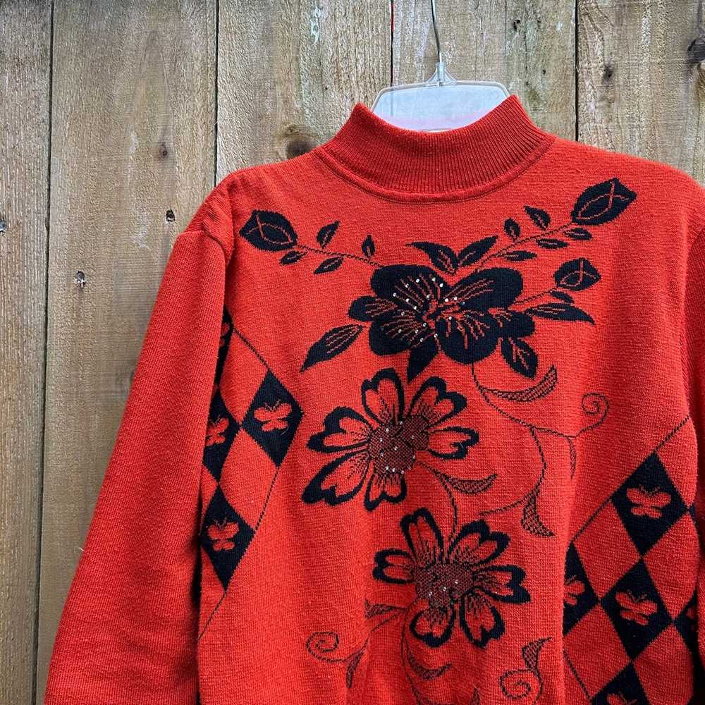 mockneck sweater - image 2