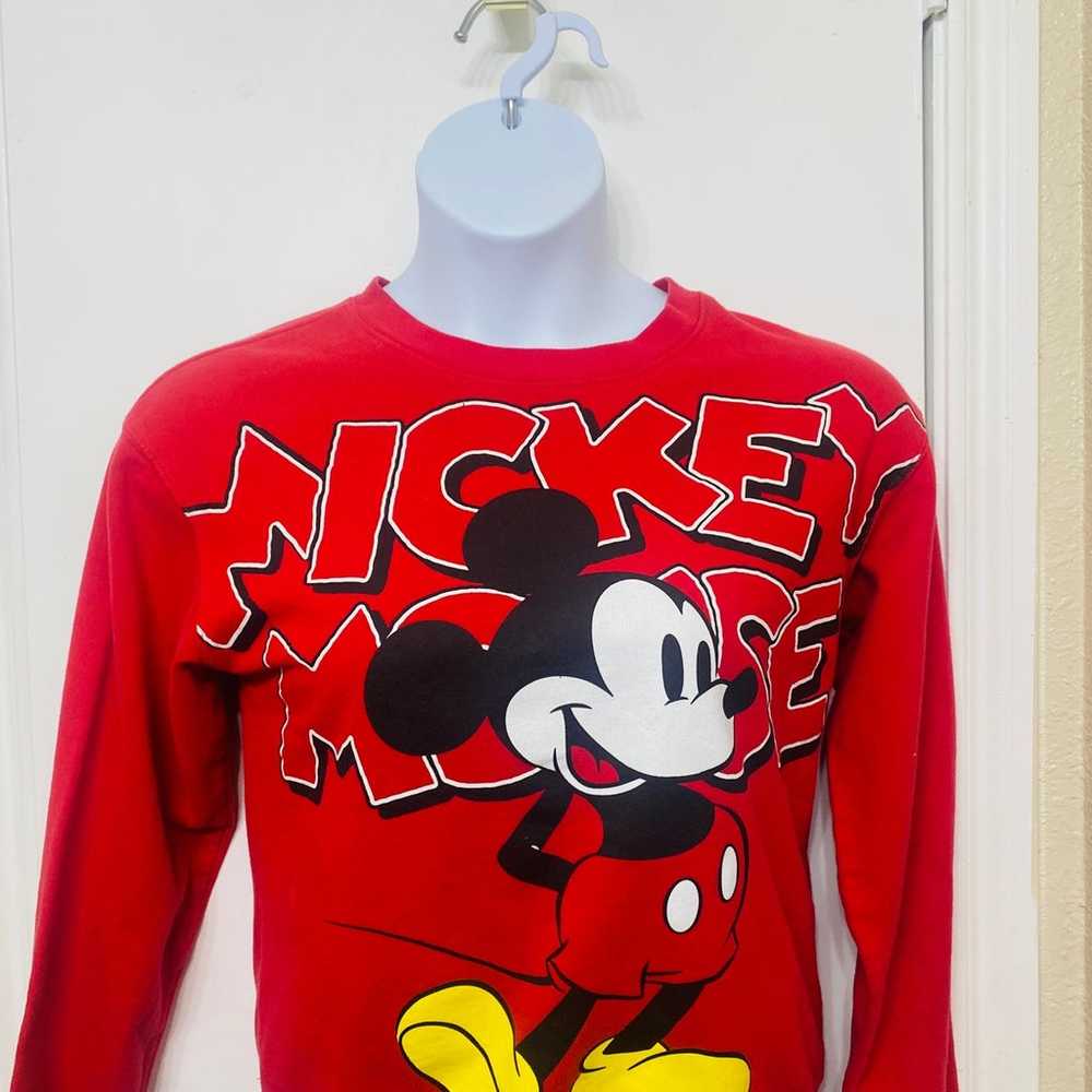 Vintage retro Disney Mickey Mouse pullover sweats… - image 1