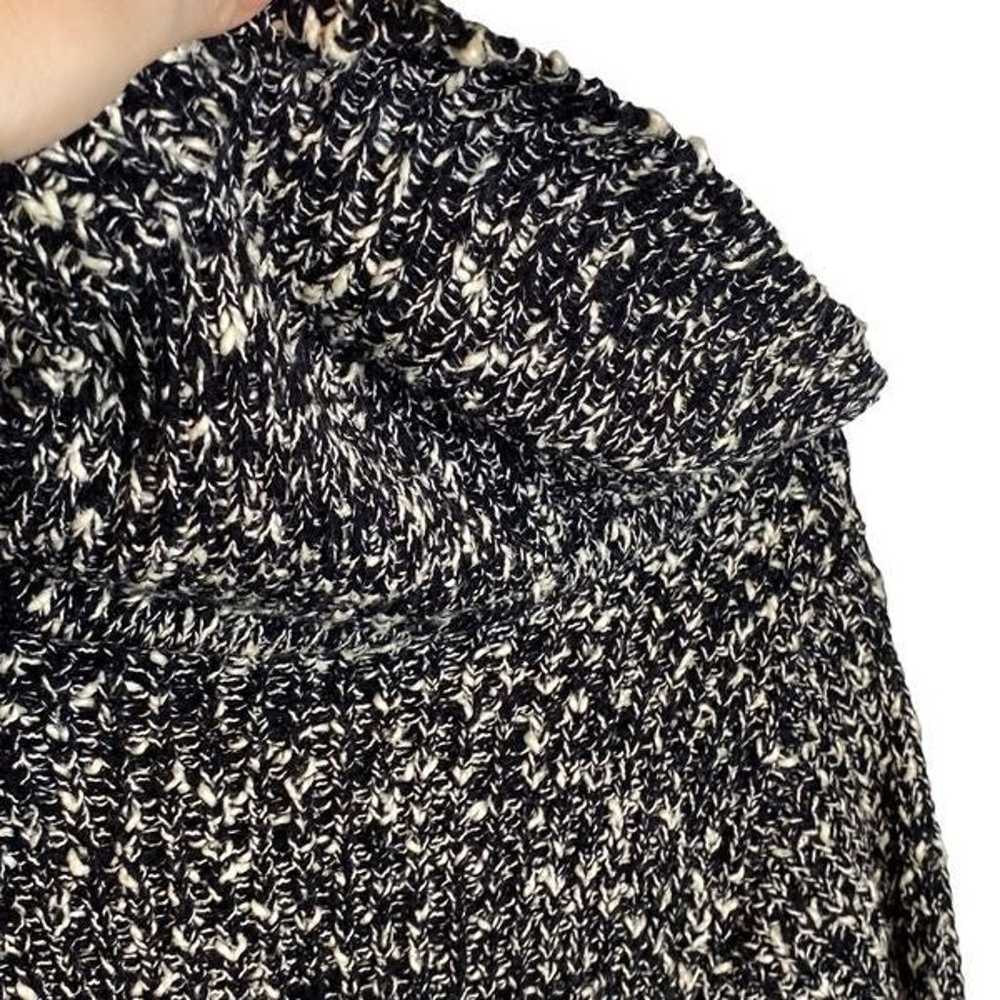 Vintage 1980s Express cowl neck knit sweater blac… - image 11