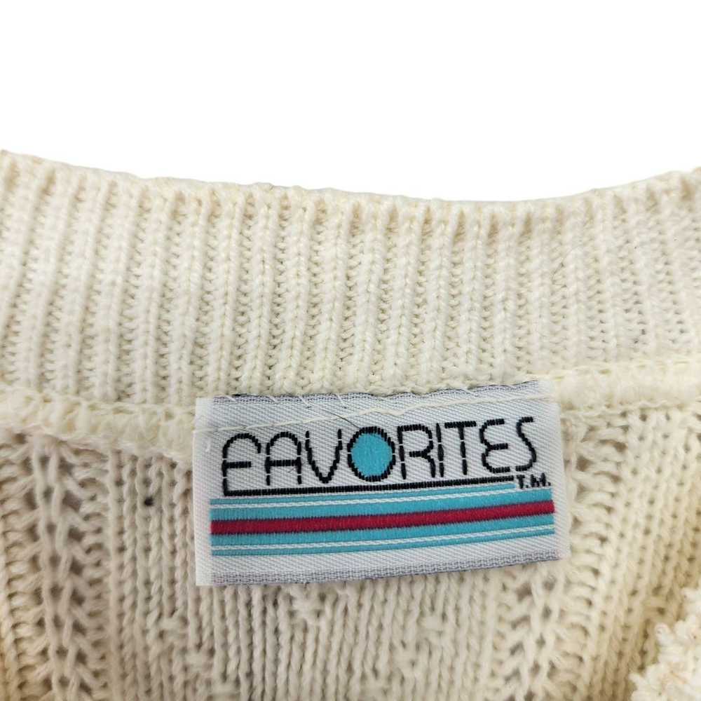 Vintage Favorites Small Slouchy Mixed Knit Crew N… - image 3