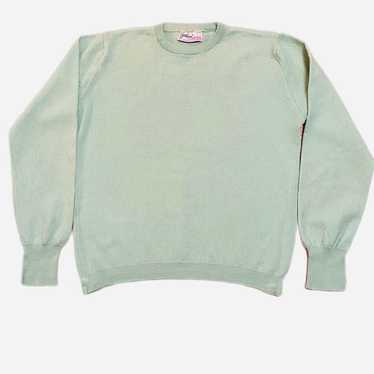 Vintage Garland Cuddledown Wool Mint Green Sweate… - image 1