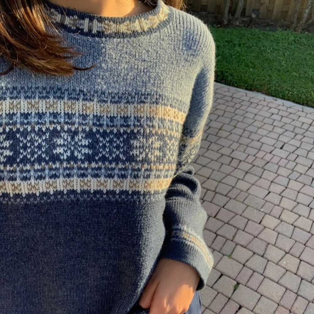 Vintage knit crewneck / sweater - image 1