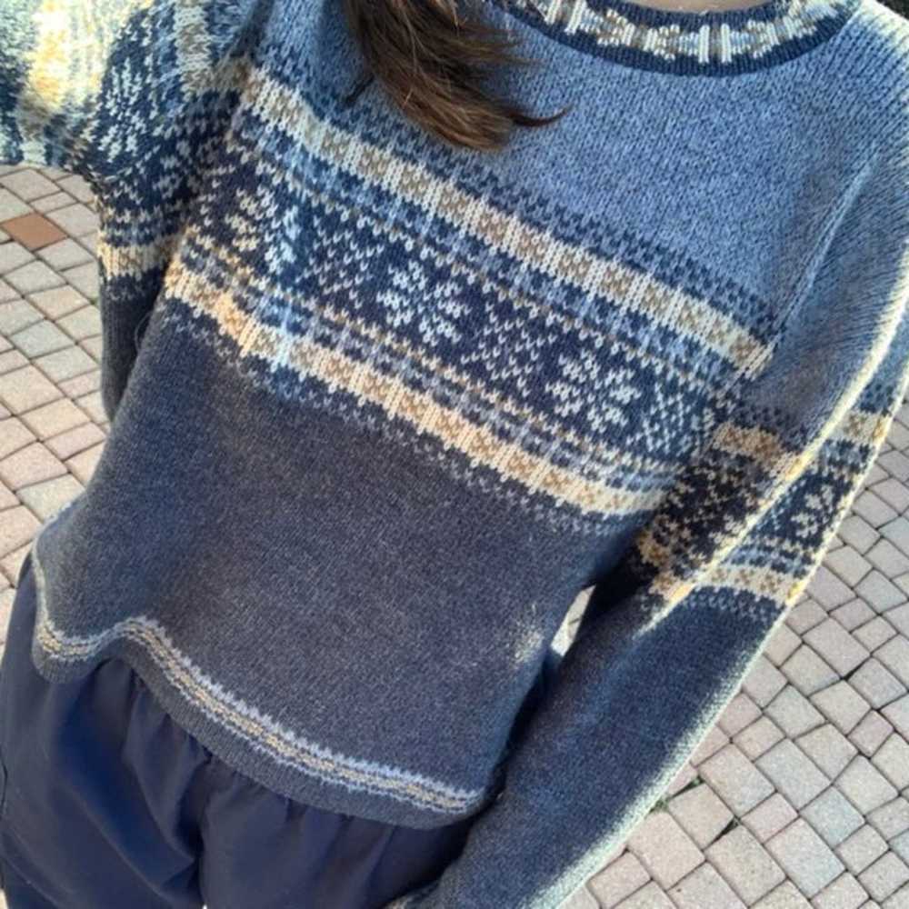 Vintage knit crewneck / sweater - image 3