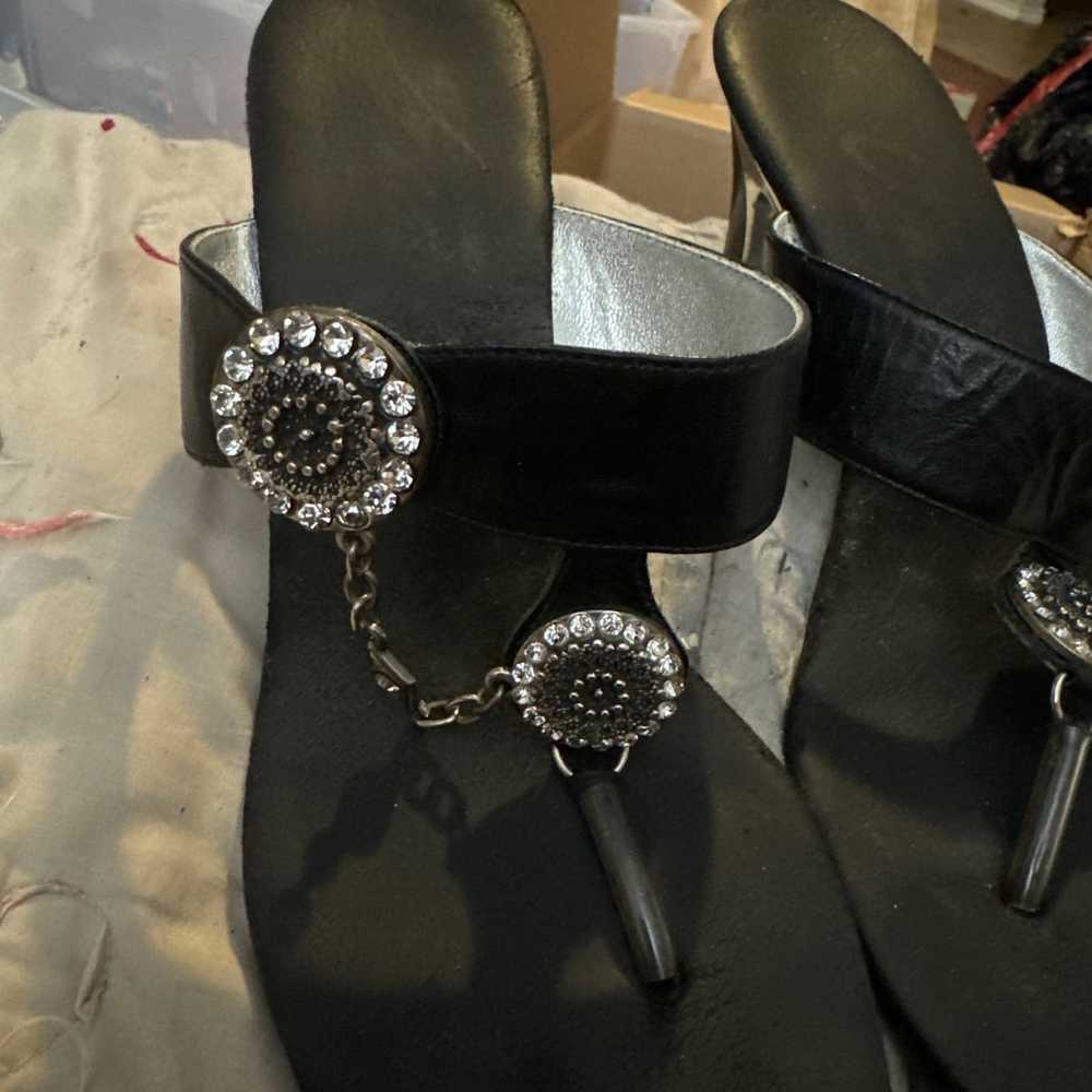 Ones Stroke Black and silver High heels size 8 - image 2