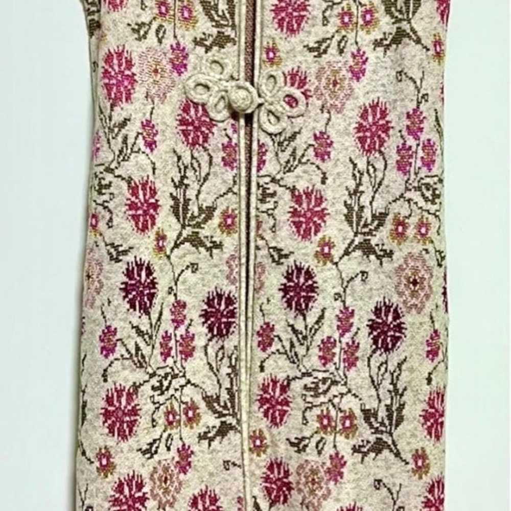 Cecelia Prada Meadowlark Floral Sweater Vest Dust… - image 5