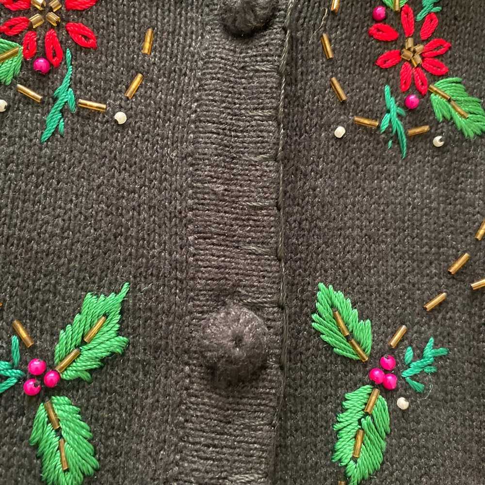 Vintage Sarah Bentley Holiday Sweater Christmas W… - image 10