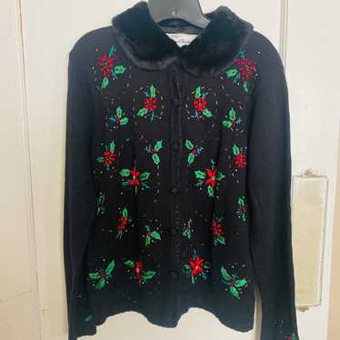 Vintage Sarah Bentley Holiday Sweater Christmas W… - image 1