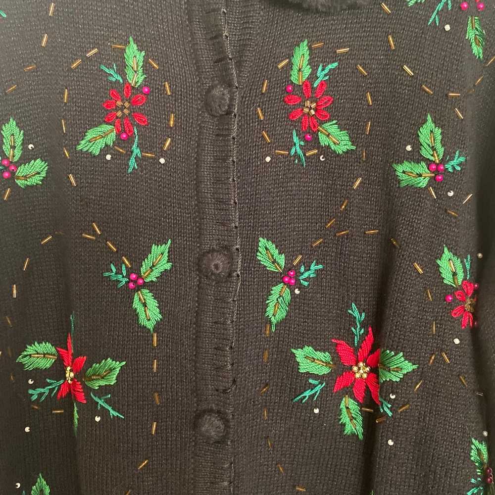 Vintage Sarah Bentley Holiday Sweater Christmas W… - image 5