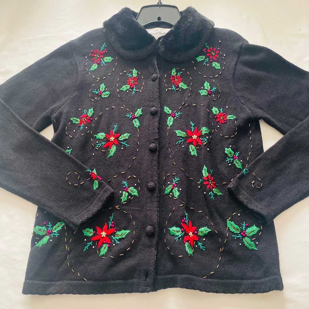 Vintage Sarah Bentley Holiday Sweater Christmas W… - image 9