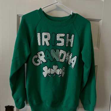Vintage 1991 Irish Grandma Crewneck Sweatshirt - image 1