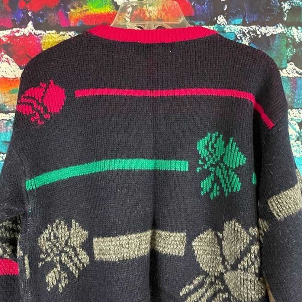 Vintage Tarazzia Oversized Knit Sweater 80's Size… - image 7