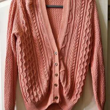 Vintage Chunky Knit Grandpa Cardigan Sweater | Jam