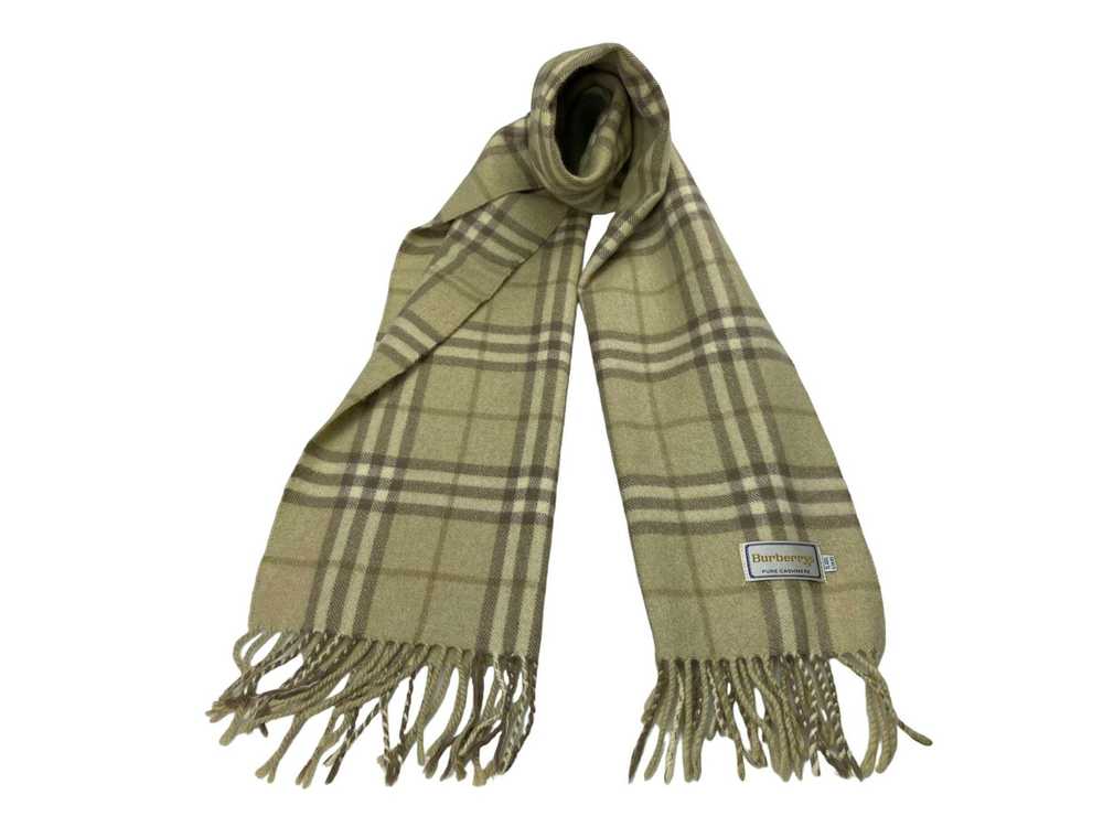 Cashmere & Wool × Vintage Burberrys scarf Pure Ca… - image 1