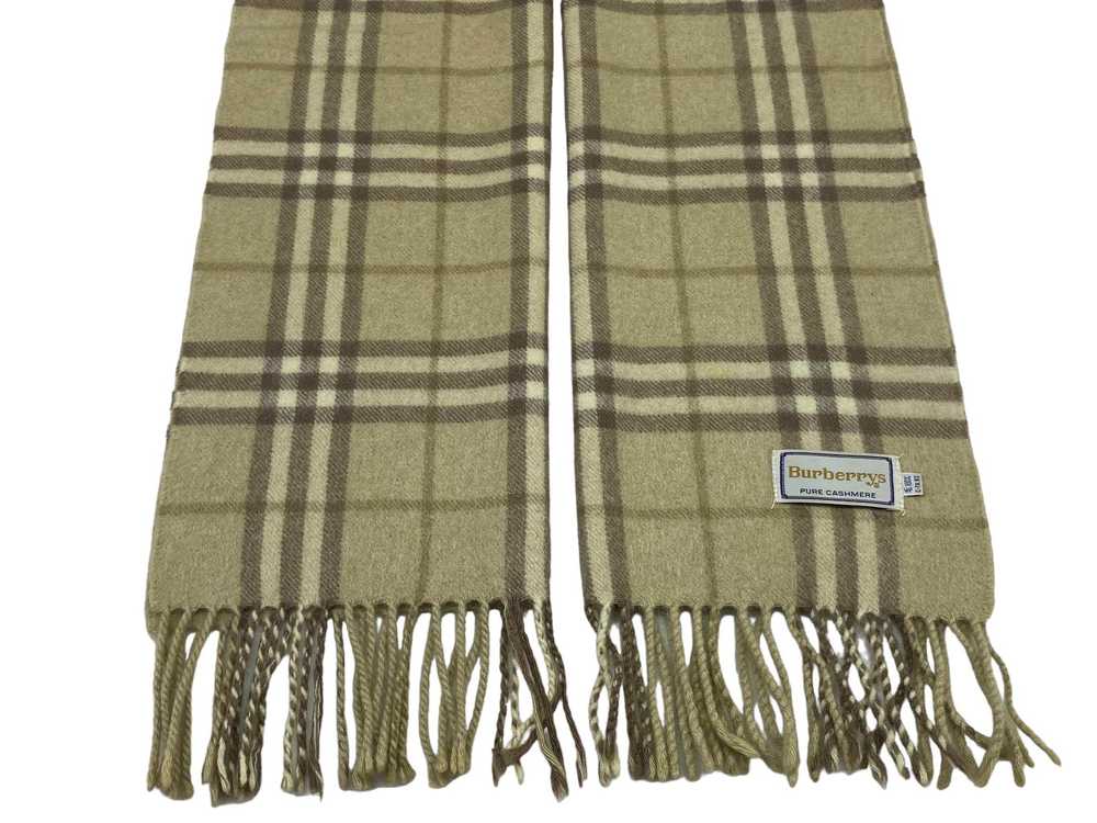 Cashmere & Wool × Vintage Burberrys scarf Pure Ca… - image 6