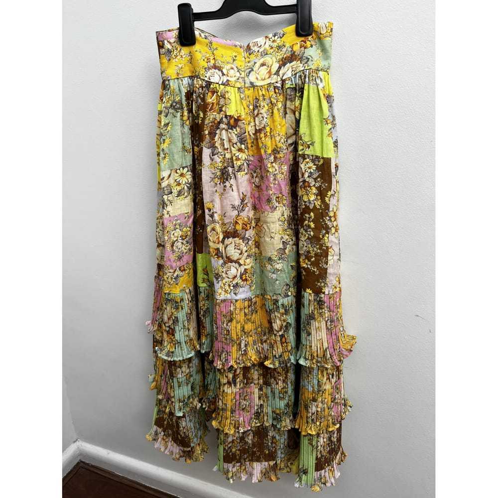 Alémais Linen maxi skirt - image 2