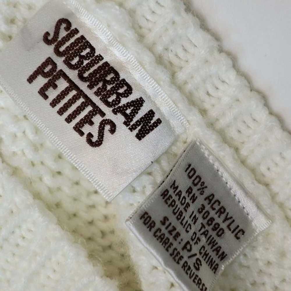 Vintage 80’s Suburban Petites Cottagecore Knit Sw… - image 6